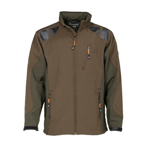 Blouson Softshell Percussion Marron Vert 15103MVS