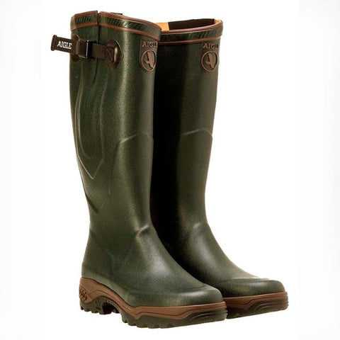 Bottes Aigle Parcours 2 Vario en bronze pour randonnée avec semelle amortissante et sangle ajustable pour un confort et une résistance optimale sur terrains variés