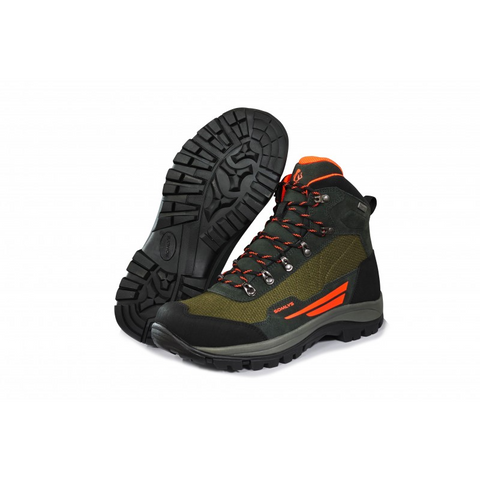 Chaussures de chasse Somlys Light Traque offrant robustesse, légèreté et imperméabilité, idéales pour terrains accidentés et protection optimale des pieds.