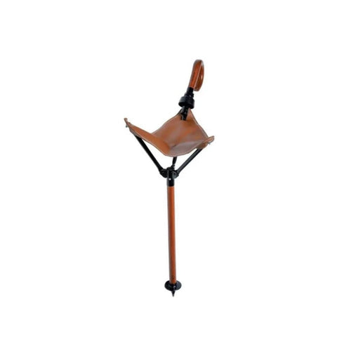 Canne siège portable pour chasse, légère et facile à transporter, longueur 106 cm, assise 25x25x25 cm, idéale pour franchissements difficiles et utilisation en plein air