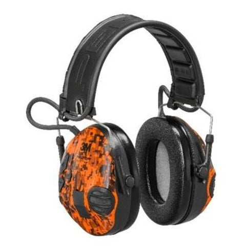 Casque Cabot Aero Peltor Sport Tac Coquilles vert/Orange Digital Camo