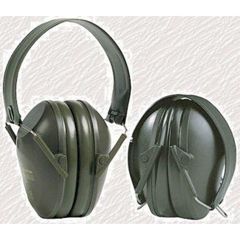 Casque Cabot Peltor Anti-Bruit Vert Militaire - Serre-Tête Pliable