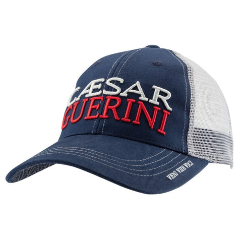 Casquette Caesar Guerini - bleue et grise mesh VCAS5