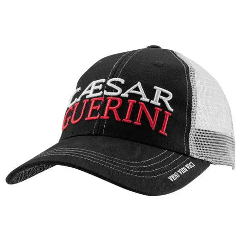 Casquette Caesar Guerini - noire et blanche mesh VCAS7