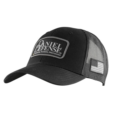 Casquette noire Daniel Defense pour homme, élégante et sportive, adaptée pour compléter votre style vestimentaire avec un chapeau tendance et moderne, parfaite pour les amateurs d'accessoires de mode.