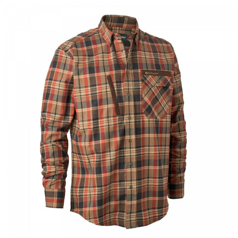 Chemise à carreaux DeerHunter Hektor Orange Check 89366893639/40