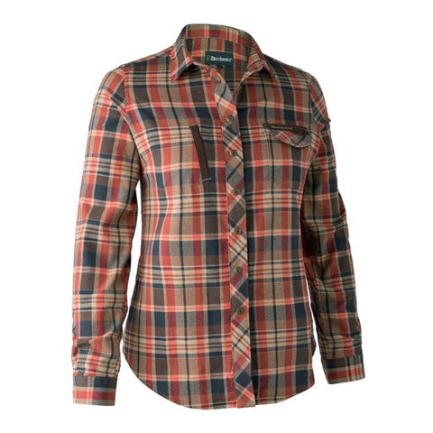 Chemise DeerHunter Lady Athena Orange Check 89466894636