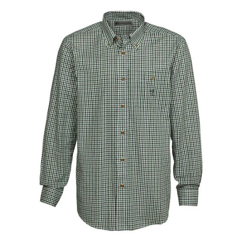 Chemise Percussion Tradition Bleu pour activités en plein air, confortable et élégante, fabriquée en coton de haute qualité, parfaite pour la chasse et la randonnée