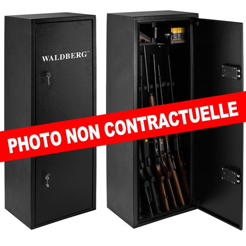 Coffre-Fort First Waldberg 10 Armes à Clefs avec Coffre Intérieur