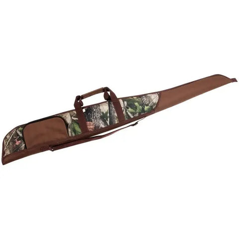 Etui Fusil Chandon Januel Marron Et Camo Sous-Bois Avec Poche GOF31039