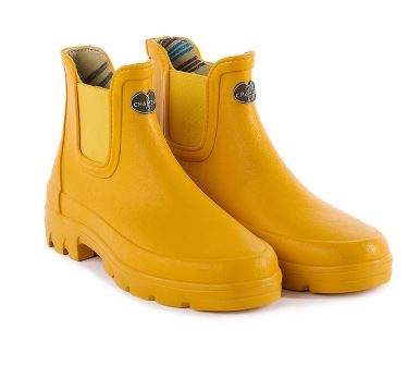 Bottillon Le Chameau Iris, bottine imperméable en caoutchouc Chamolux avec doublure en jersey respirant, idéale pour le jardinage et les activités extérieures, couleur assortie au style moderne et élégant, parfait pour les jardiniers en quête de confort et praticité