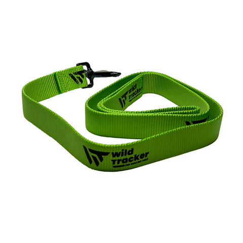 Photo de la Laisse classique Wild Tracker X-Plore, une laisse de chasse durable et résistante avec une bouclerie anticorrosion en alliage de zinc, offrant confort et résistance aux intempéries, idéale pour les sorties de chasse et les promenades en environnement exigeant, longueur de 125 cm, polyester de 3 mm d'épaisseur et 30 mm de largeur, résistante au soleil, au froid et à la chaleur.