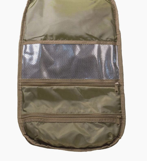 Sac à dos technique Bergara Daypack 35L en polyester 1000D avec fermetures éclair YKK, adapté pour la chasse, équipé d'un système de flux d'air, de bretelles ergonomiques et d'un porte-fusil intégré, coloris olive foncé