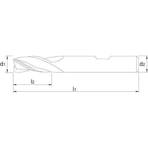 Fraise Van Ommen HSS-Co TiAIN Lg - VAO22430