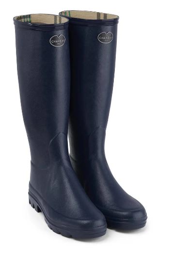 Bottes Le Chameau Iris - Doublées Jersey fabriquées à la main, légères et colorées, étanches et confortables avec doublure séchage rapide, parfaites pour le jardinage, la marche et les activités extérieures sous toutes conditions météorologiques, en caoutchouc durable Chamolux inspirées par la nature