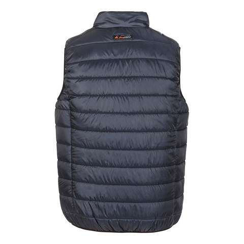 Gilet chauffant en polyester vert ou bleu avec 3 zones chauffantes et batterie rechargeable de 10000 mAh, offrant une chaleur réglable et un confort thermique pour toutes les tailles de S à 4XL, idéal pour les activités en plein air et comme power bank pour appareils nomades.