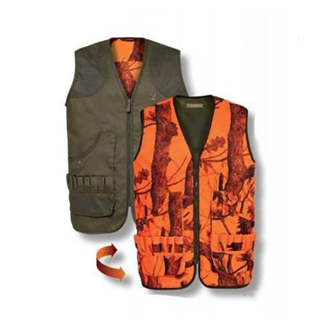 Gilet de chasse réversible Percussion Savane 1269S