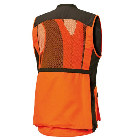 Gilet de chasse Stagunt Forez pour chasseurs, robuste et fonctionnel avec multiples poches, conçu pour confort et sécurité en chasse en plein air