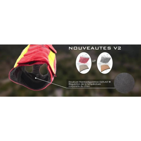 Gilet de protection Orange Canihunt Dog Armor V2 cy1245