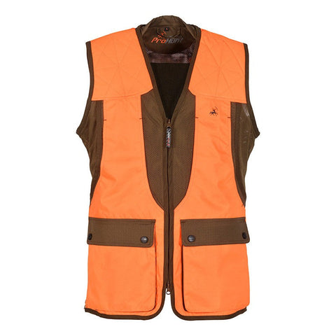 Gilet de chasse ProHunt Grouse de Verney Carron, ripstop déperlant, multipoches, cartouchières amovibles, confortable et extensible, conçu pour les chasseurs exigeants en toutes conditions.