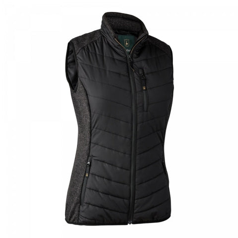 Gilet rembourré Femme DeerHunter Caroline avec tricot Noir 457699936