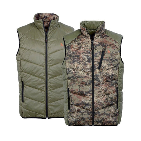 Gilet réversible Verney Carron ProHunt Leopard - Kaki/Snake forest