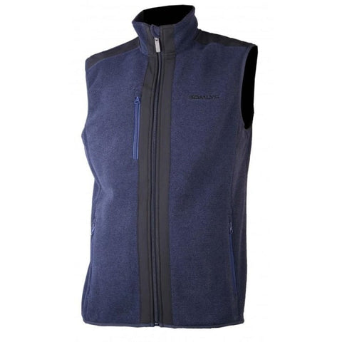 Gilet tricot bleu Somlys Classie 215/M