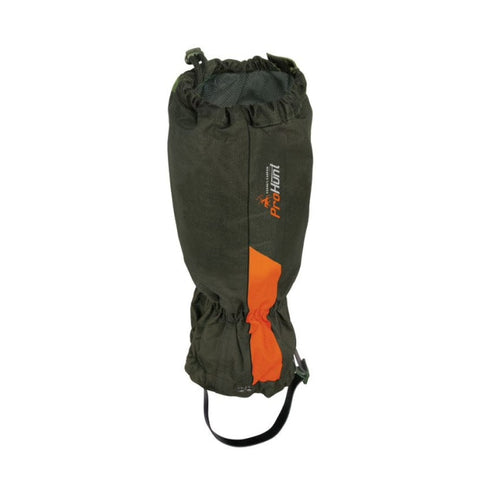Guêtres ultra résistantes en Cordura avec enduction polyuréthane, doublure en polyester, fermeture renforcée avec sangle de caoutchouc et double rivets, idéales pour la randonnée et les activités outdoor. Accessoire robuste et pratique pour la protection des jambes dans des conditions difficiles.