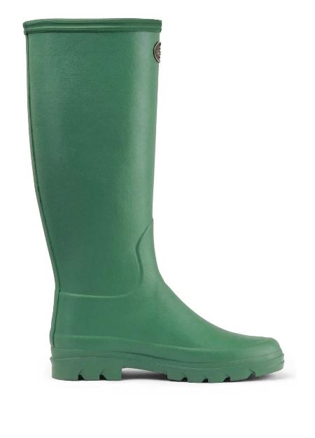 Bottes Le Chameau Iris - Doublées Jersey fabriquées à la main, légères et colorées, étanches et confortables avec doublure séchage rapide, parfaites pour le jardinage, la marche et les activités extérieures sous toutes conditions météorologiques, en caoutchouc durable Chamolux inspirées par la nature