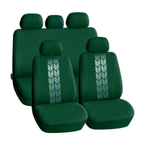 housse de siège auto en polyester de haute qualité, offrant un confort optimal, compatible avec les véhicules système isofix, convient à tous les véhicules, protège les sièges, lavable en machine, taille universelle, comprenant banquette arrière et sièges avant avec appui-têtes