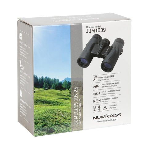 Jumelles Num’Axes 10x25 JUM1039 - Noires NUM630