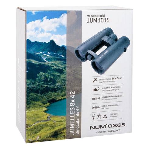 Jumelles Num’Axes - 8x42 JUM1015 - Noires NUM640