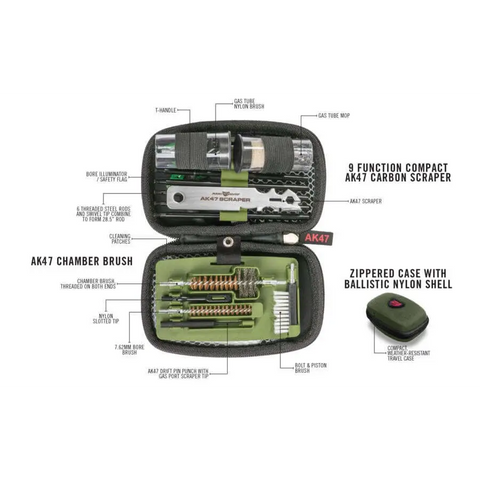 Kit Mallette de Nettoyage Real Avid AK47 - Kits de nettoyages armes