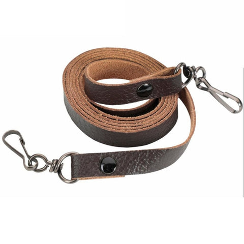 Lanière en cuir Verney Carron Pibole avec construction robuste et boucle métal pour transporter votre corne, idéale pour chasse et accessoires de plein air.
