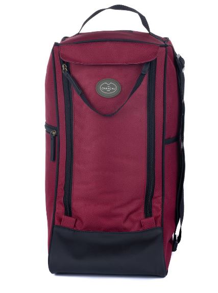 Sac à bottes Le Chameau Iris en Vert Chameau transportant facilement des bottes, avec fermeture éclair double et poche zippée sur le côté, idéal pour protéger vos bottes contre l'humidité et garder votre voiture propre.
