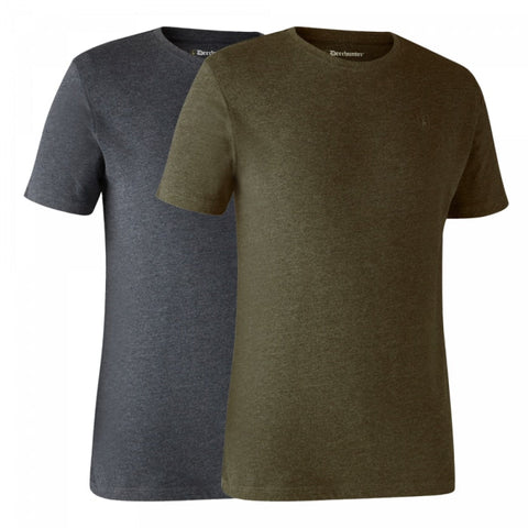 Lot de 2 T-shirts col rond DeerHunter Basic 8394354S