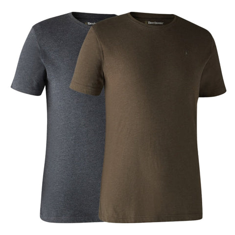 Lot de 2 T-shirts col rond DeerHunter Basic 8394572S