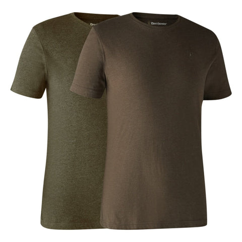 Lot de 2 T-shirts col rond DeerHunter Basic 8394354/572S