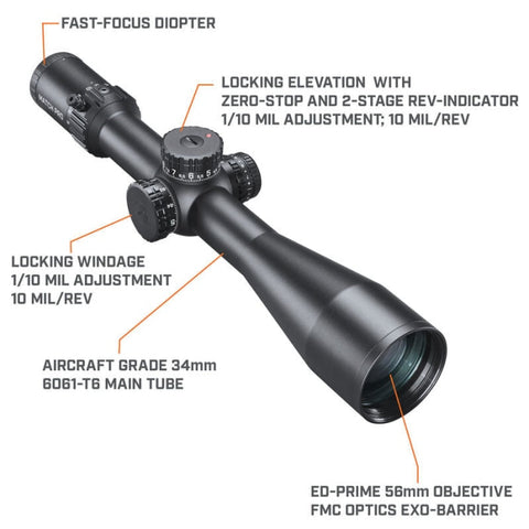 Lunette Bushnell Match Pro ED 5-30x56 Riflescope FLMP53056DMI