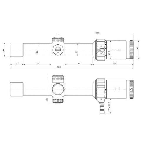 Lunette de Tir Kahles 1-8x24 - K18i KA10662