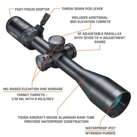 Lunette de visée Bushnell multi-tourelle AR - Optic 4.5-18X40