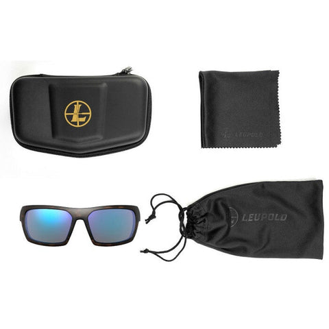 Lunettes Leupold Packout Matte avec protection balistique et verres polarisants, standards ANSI Z87.1+, monture légère pour chasse et tir, offrant protection UV complète et compatibles avec verres correcteurs, idéales pour chasseurs et tireurs professionnels