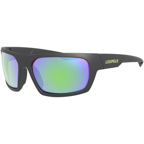 Lunettes Leupold Packout Matte avec protection balistique et verres polarisants, standards ANSI Z87.1+, monture légère pour chasse et tir, offrant protection UV complète et compatibles avec verres correcteurs, idéales pour chasseurs et tireurs professionnels