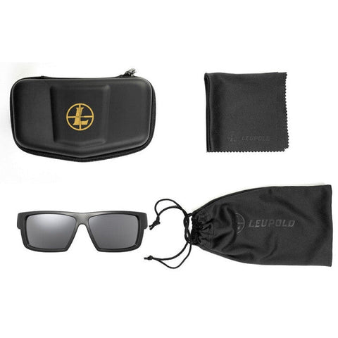 Lunettes Leupold Switchback Matte avec protection balistique ANSI Z87.1+, verres polarisants pour une vision nette, monture légère pour un confort quotidien, protection UV à 100%, idéales pour le tir sportif et les activités extérieures.