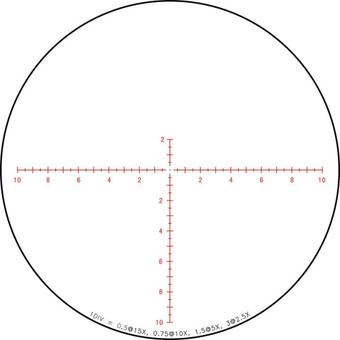 Lunette Trijicon Credo 2.5-15x56 SFP 51103749