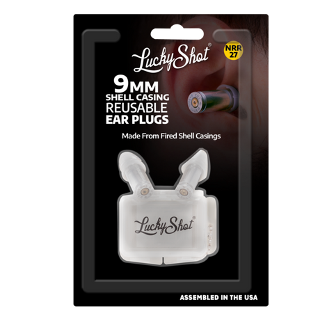 Bouchons d'oreilles LuckyShot Cal. 9mm Para