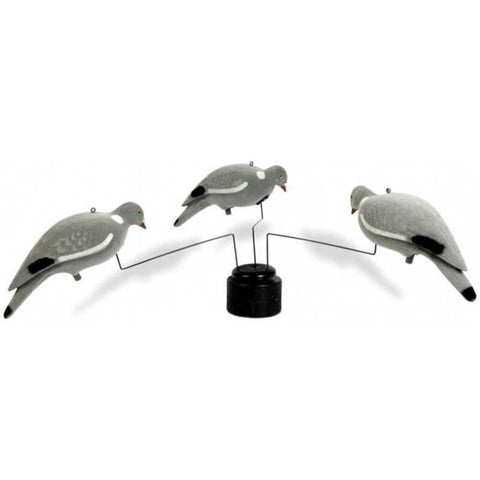 appareil attracteur d'oiseaux avec forme réaliste et protection UV, activé par piles, pour attirer efficacement les oiseaux vers votre affût, design ultra réaliste avec mouvements subtils, fonction on/off prisée pour observer de près les oiseaux