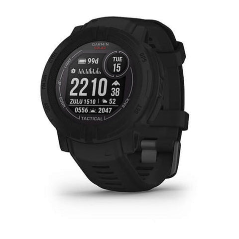 Montre GPS Garmin Instinct 2 Solar Tactical Edition - Noir GAINST2TSN