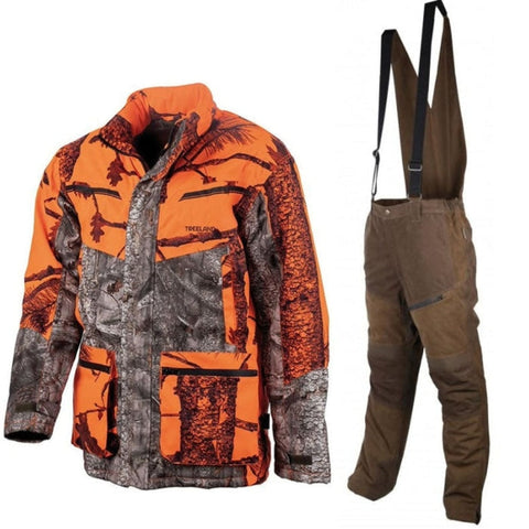 Pack Poste Warm Hunt - Veste de posteTreeland + Salopette Somlys