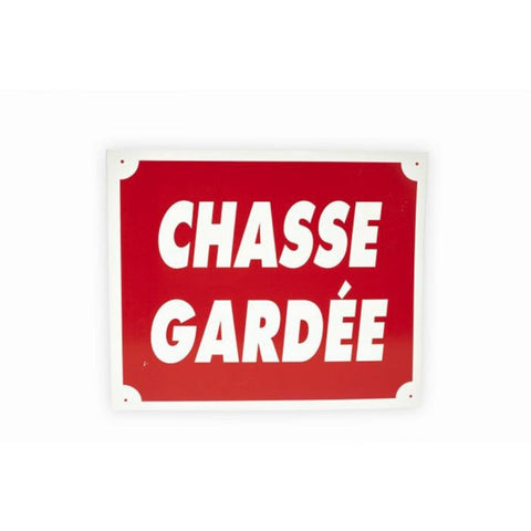 Panneau de signalisation Januel Chasse gardée RDV54821